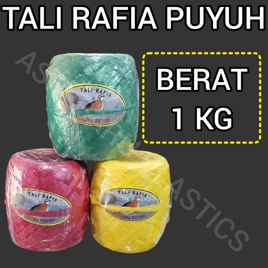

Tali Rafia Cap Puyuh 1 kg