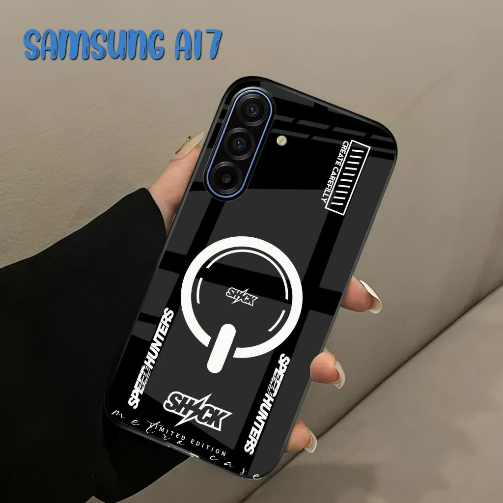 Softcase Glass Kaca Kilau SAMSUNG A17 - SAMSUNG A17 2025 - Case Samsung Terbaru - SAMSUNG A17
