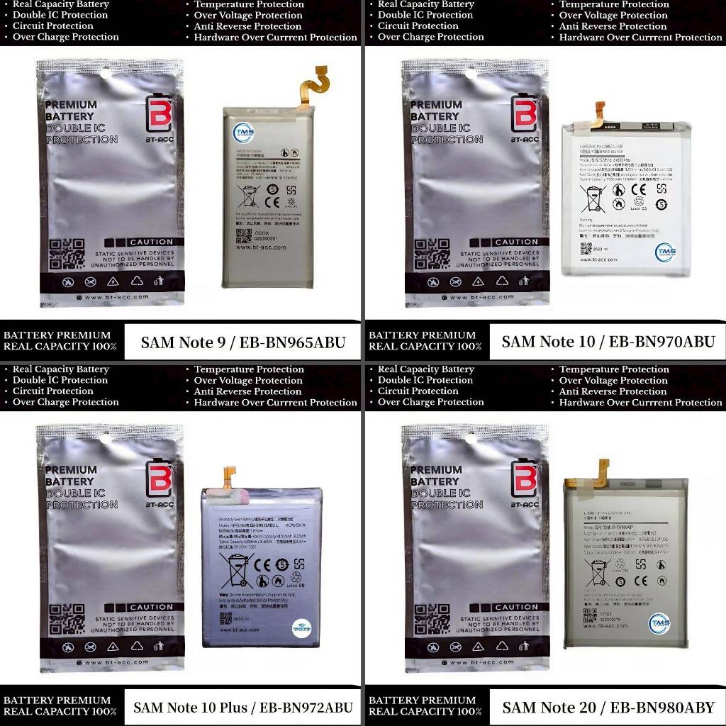 Baterai BT-ACC EB-BN965ABU - EB-BN970ABU - EB-BN972ABU - EB-BN980ABY - Samsung Note 9 - Note 10 - No