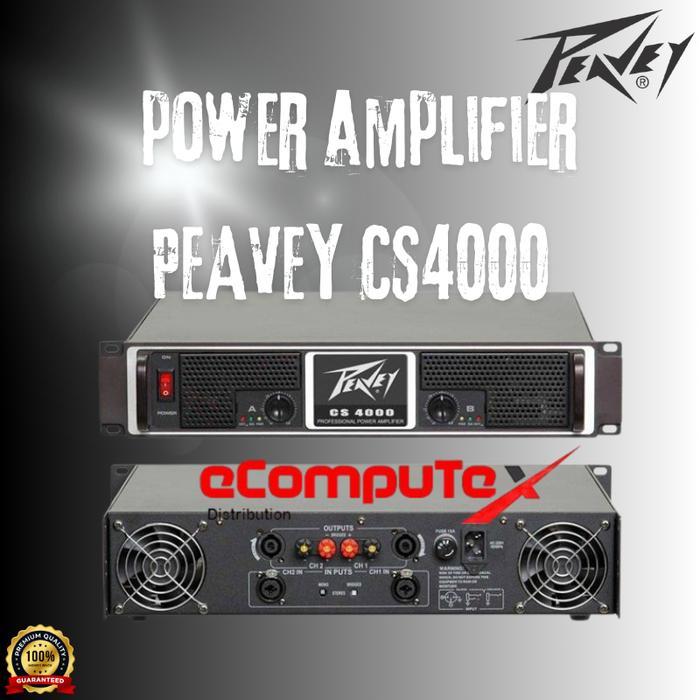 Peavey Power Amplifier CS4000 100% Original dengan Garansi Resmi Harga Tertera untuk Output 800W hin