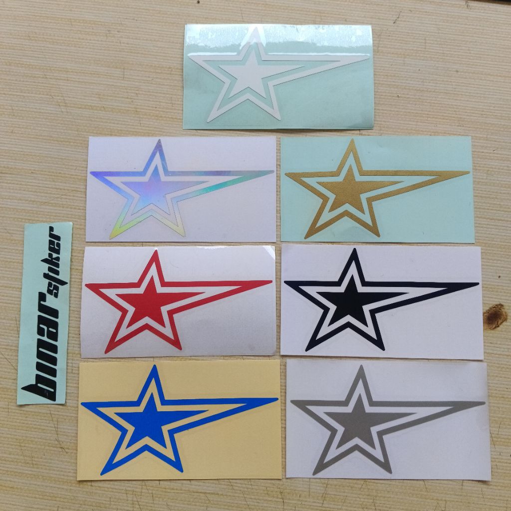 

STIKER CUTTING BINTANG