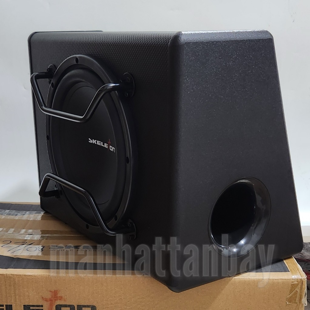 Basstube Mobil 12 Volt Dengan Subwoofer 10" atau 12" Merk Skeleton Dengan Power Amplifier