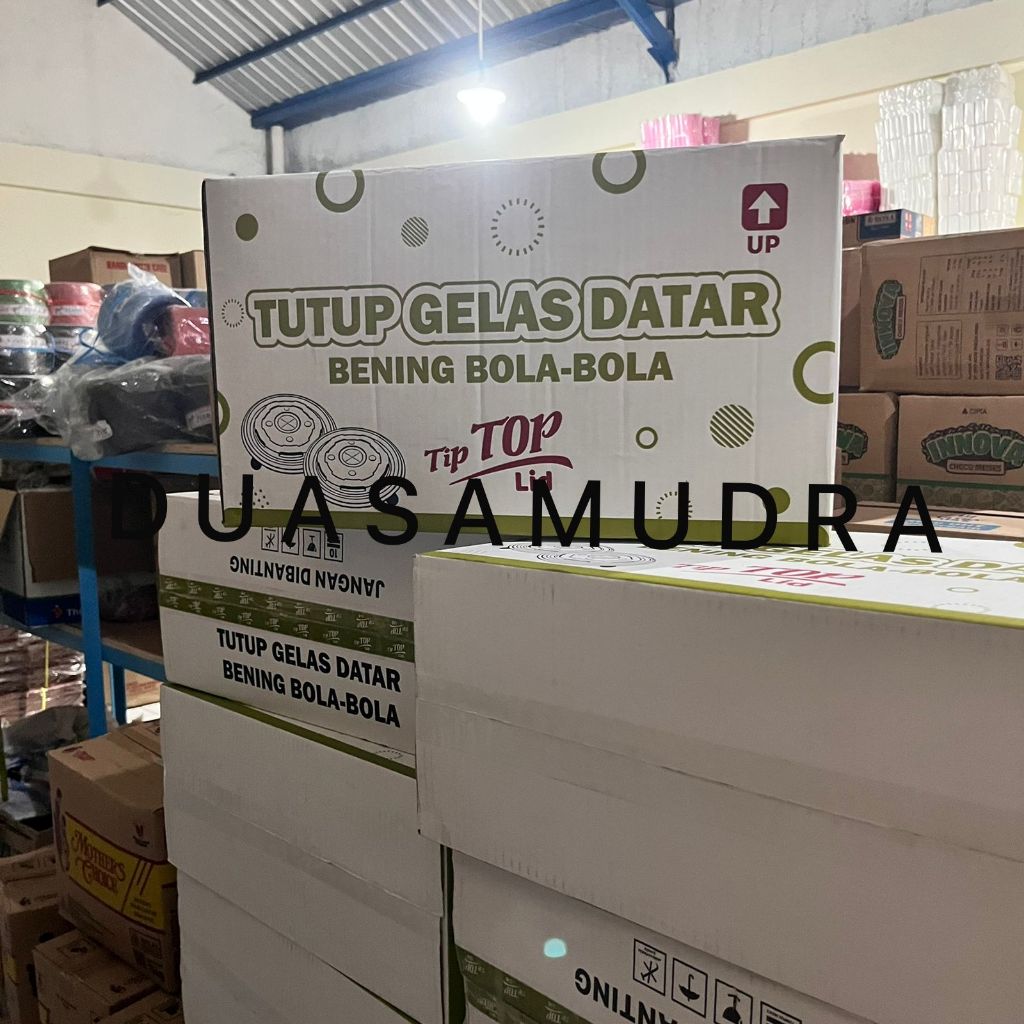 

(AIX-45) 1 DUS TUTUP DATAR BENING TIP TOP ISI 40 PACK 1 PACK ISI 50 PCS