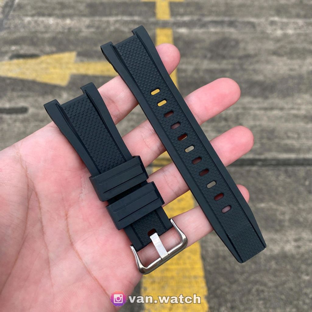 STRAP CASIO G-SHOCK GST 100 GST B100 GST S100 S200 HITAM COKLAT HIJAU MERAH ORANGE BIRU AM AFTERMARK