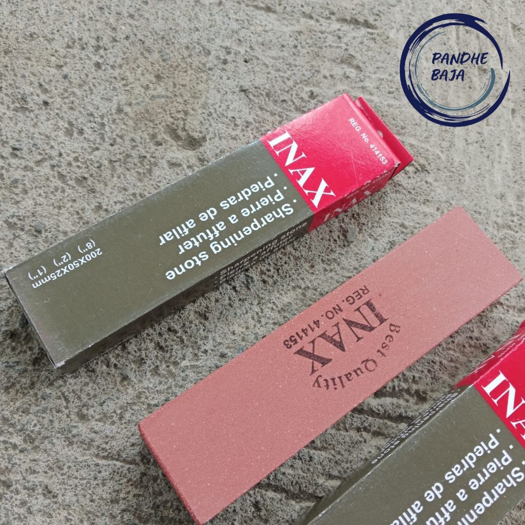 Batu Asah / Batu Gosok / Pengasah Pisau INAX 6"