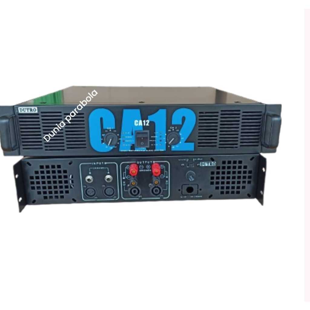 Box CA12 fullset box power amplifier ful set + panel belakang bahan full besi box power CA 12