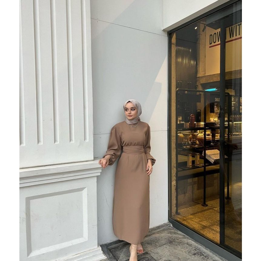 Deana Dress- Dress kondangan- Dress Bridesmaid- Dress simple elegant- Dress lamaran