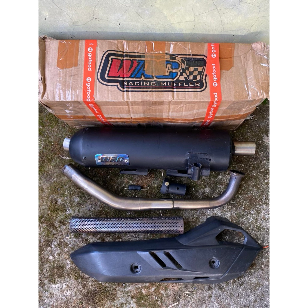 knalpot Kondoman WRC Nmax/Aerox New (Bonus saringan, Tameng, DB kiler)