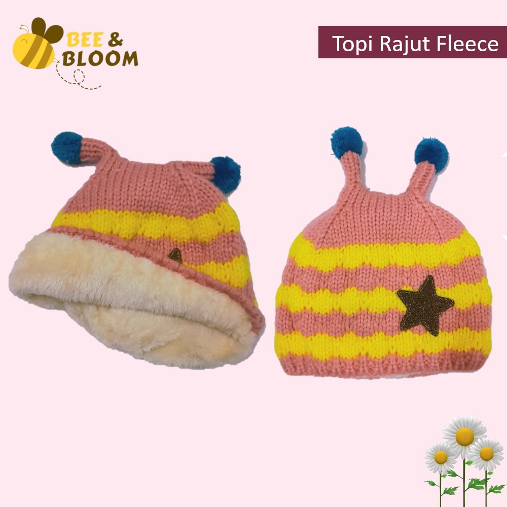 BNB Topi Rajut Anak | Topi Kupluk Anak | Topi Rajut Fleece Anak | Topi Musim Dingin Anak
