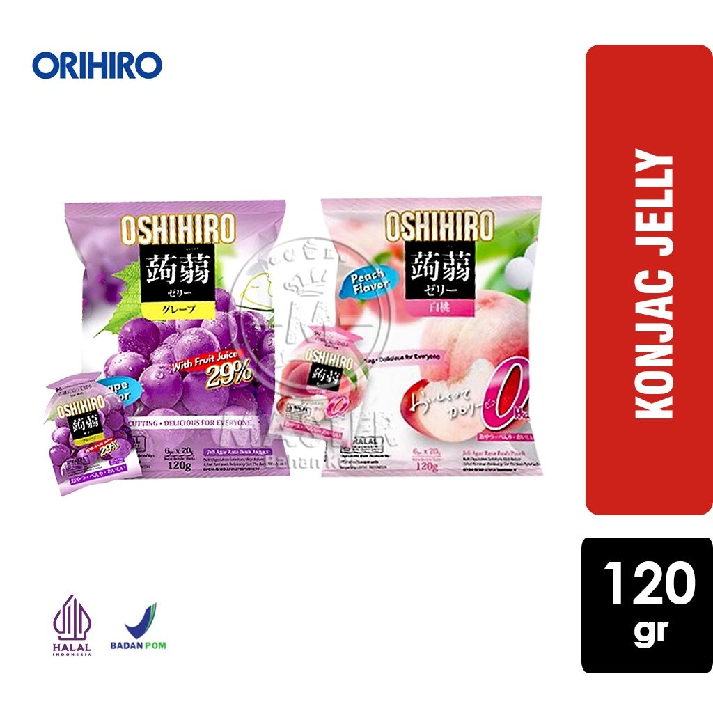 

Permen Konjac Jelly ORIHIRO Jeli Rasa Buah [120gr]