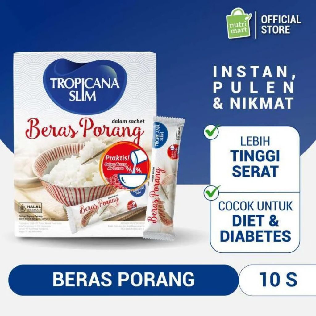 

Tropicana Slim Beras Porang 10s