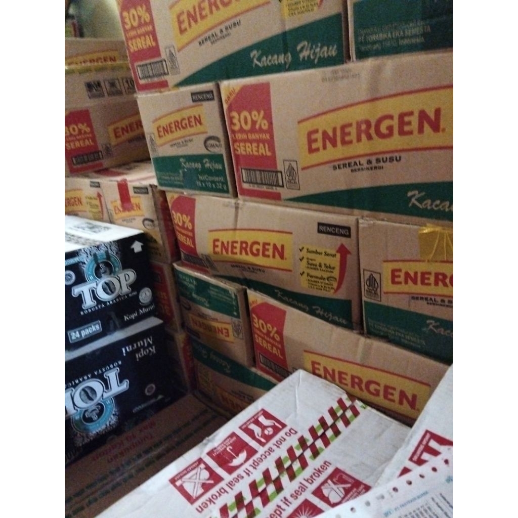 

Energen sereal dan susu (dus isi 16 renteng)