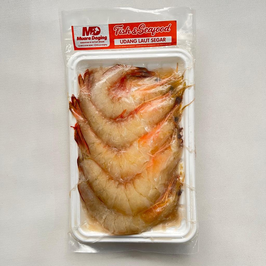 

MD Farm Udang Laut Segar 250gr-TANGKAPAN LAUT,BERSIH BERKWALITAS,TANPA PENGAWET