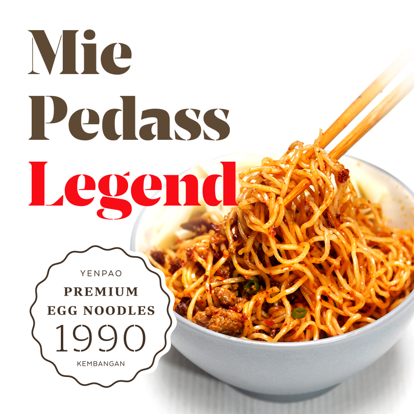 

Mie Pedas Spesial - Bakmi Pedas - Frozen Pack - Mipolo by Yenpao