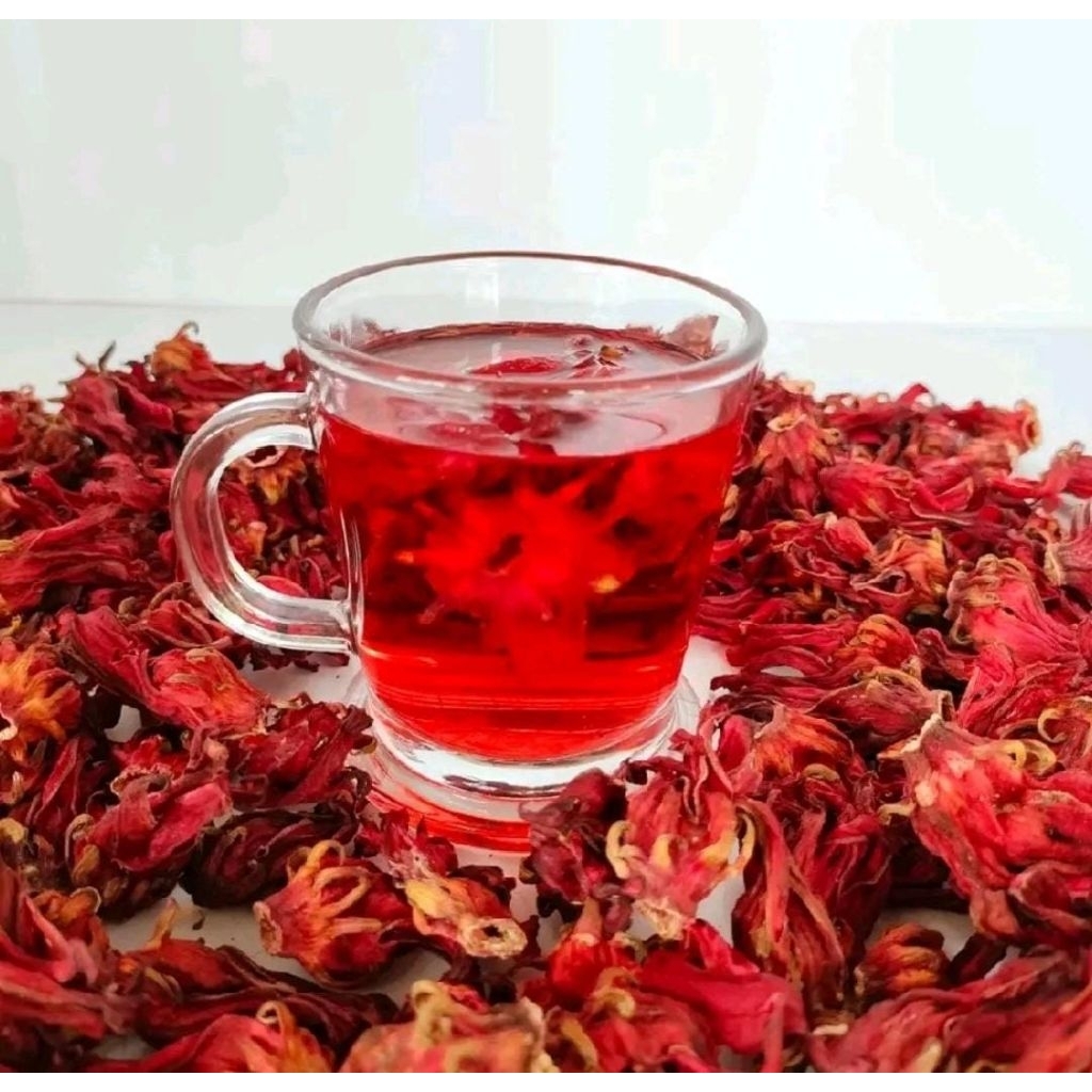 

Bunga Rosella Merah Kering Grade A 1kg