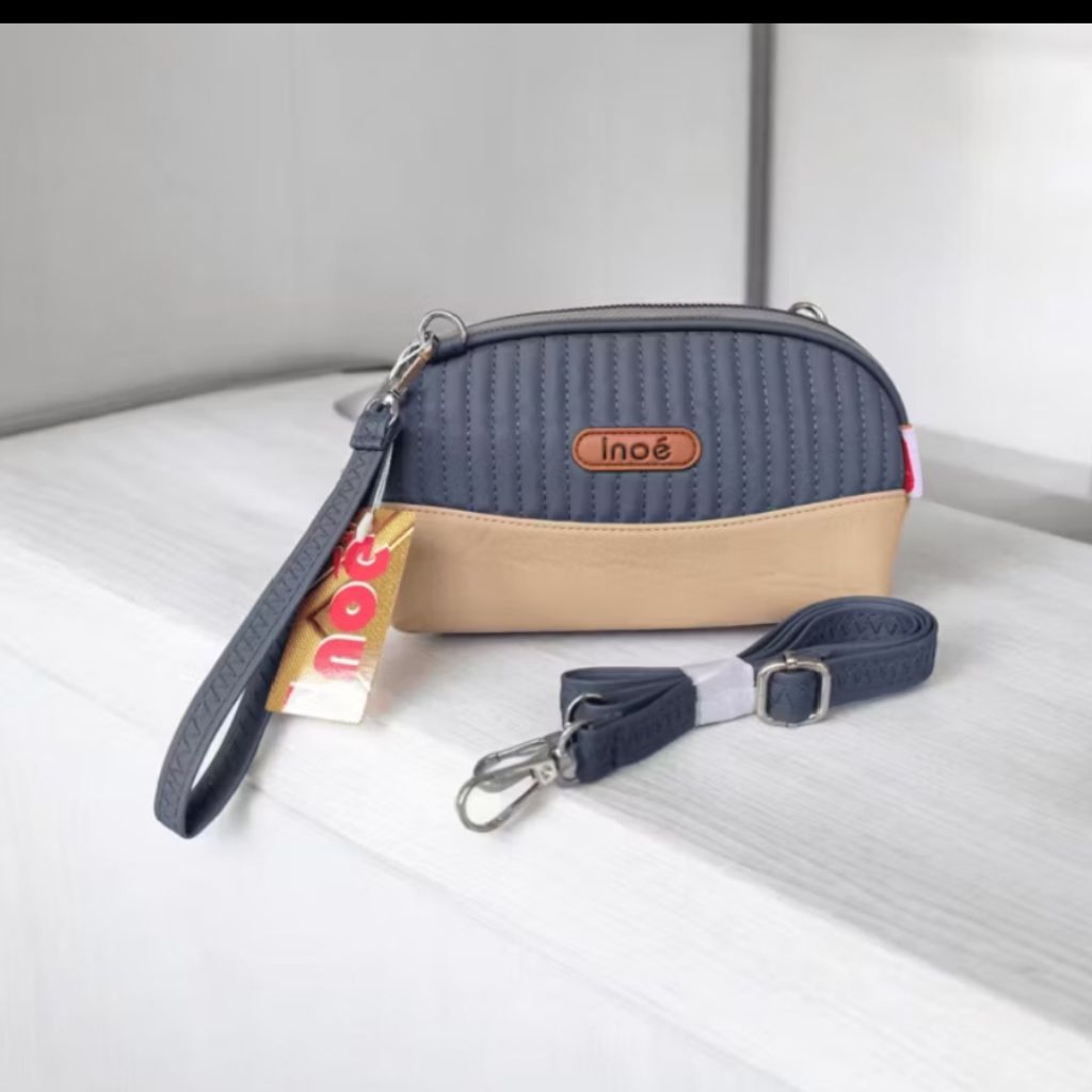 Dompet dan tas wanita inoe maulyda simpel model terbaru kulit chocoly