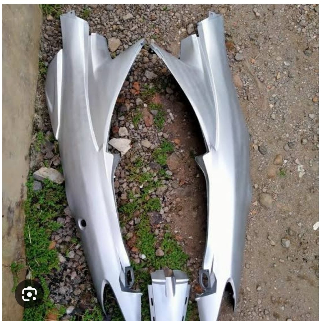 Cover body shogun 125 sp warna silver