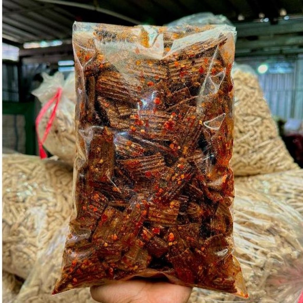 

SEBLAK KERUPUK JENGKOL BANTAT KRIUK PEDAS DAUN JERUK