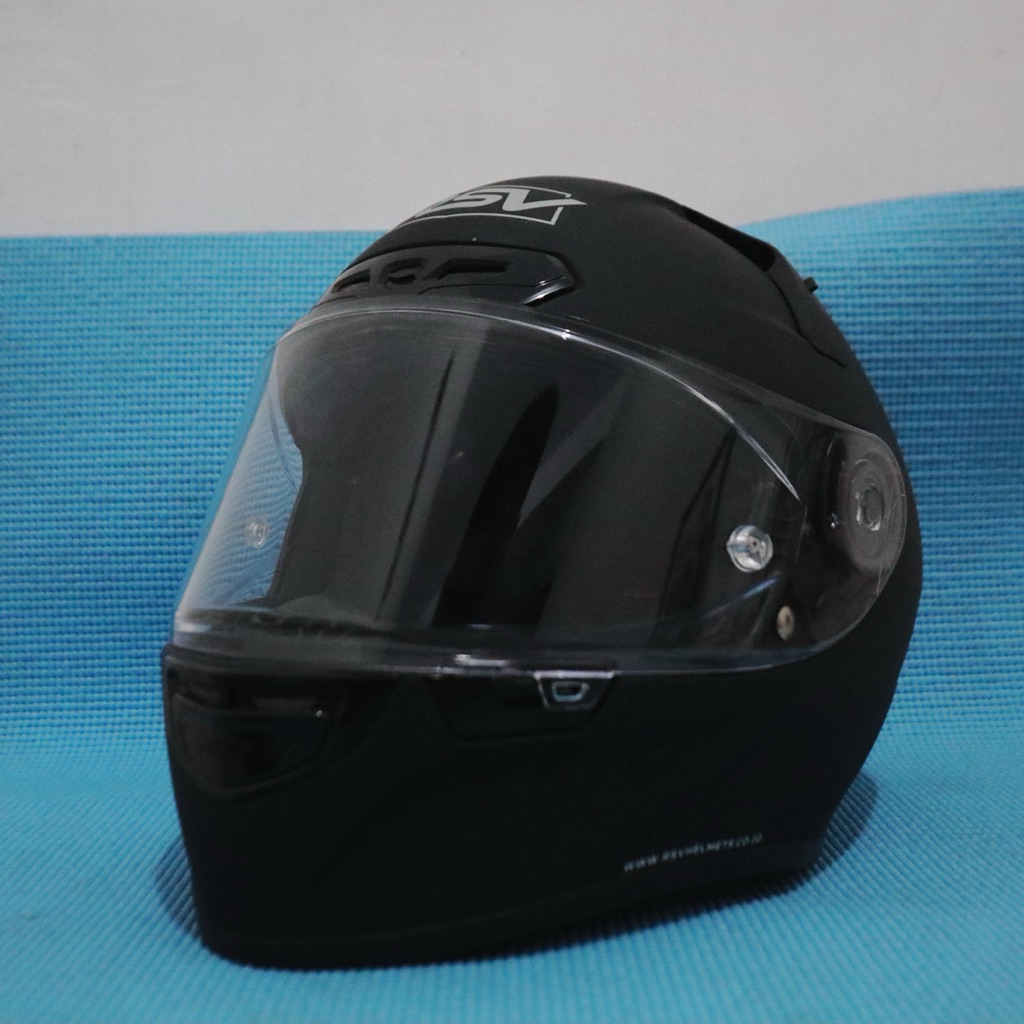 Helm Full Face RSV FFS21 Black Doff Preloved