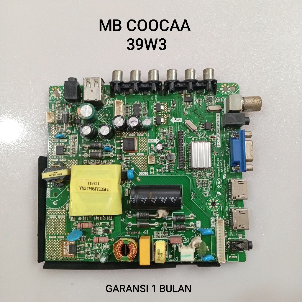MAINBOARD TV COOCAA 39W3 - MB - MOTHERBOARD - MOBO - MODUL - MESIN TV LED COOCAA 39W3