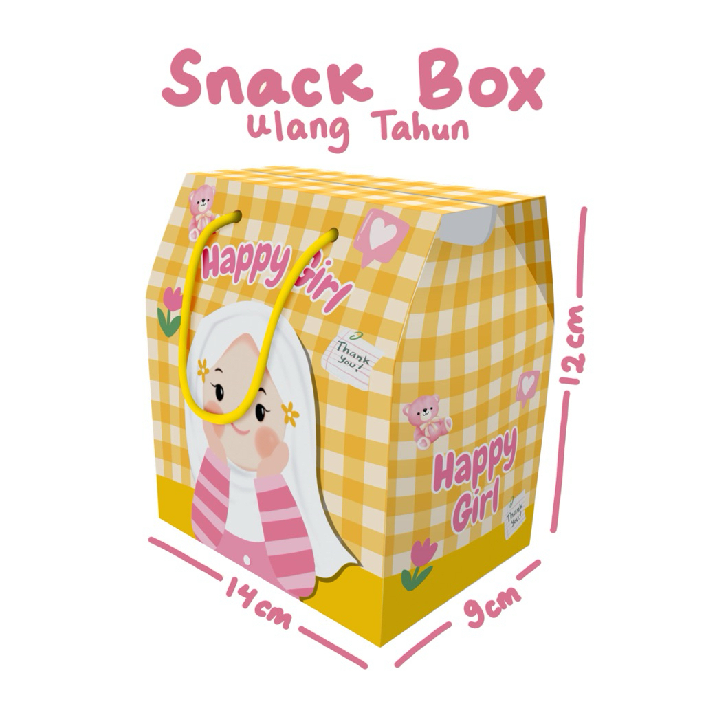 Box Snack Goodie bag Ulang Tahun Anak