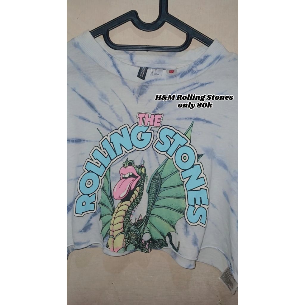 croptee h&m RollingStones