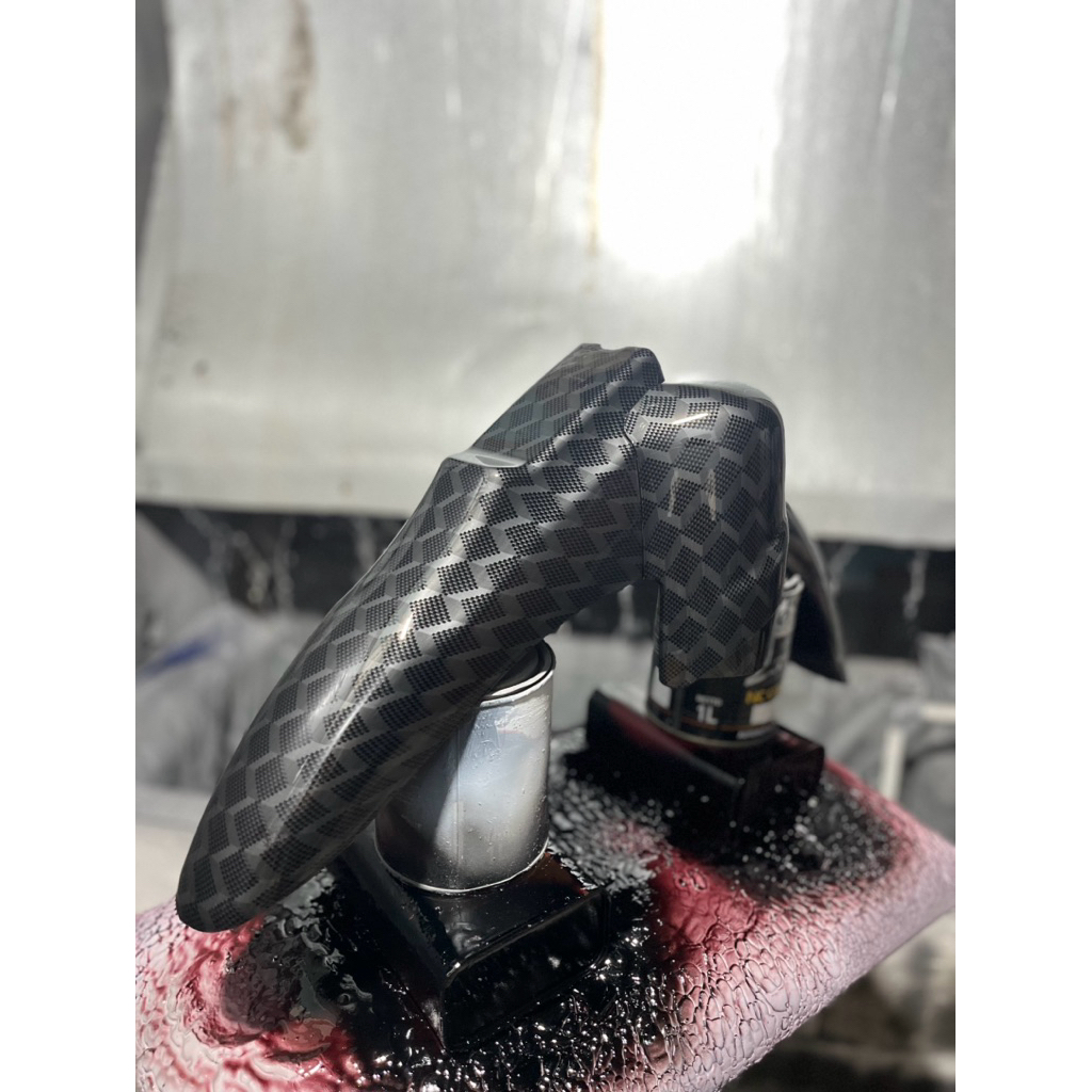 Spakbor depan 125z carbon wtp model jacquard 3D pnp jupz vega fizr dlln