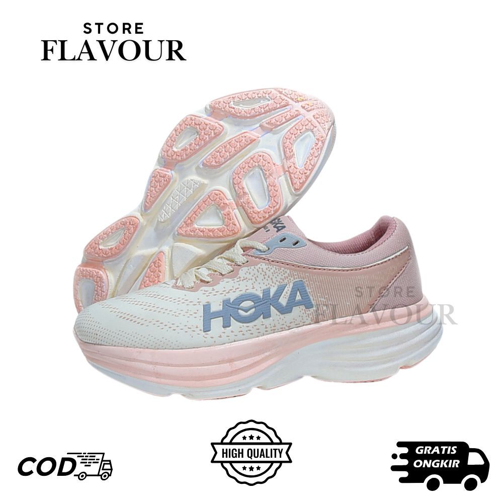 SEPATU LARI WANITA HOKA BONDI 8 SEPATU RUNNING WOMEN