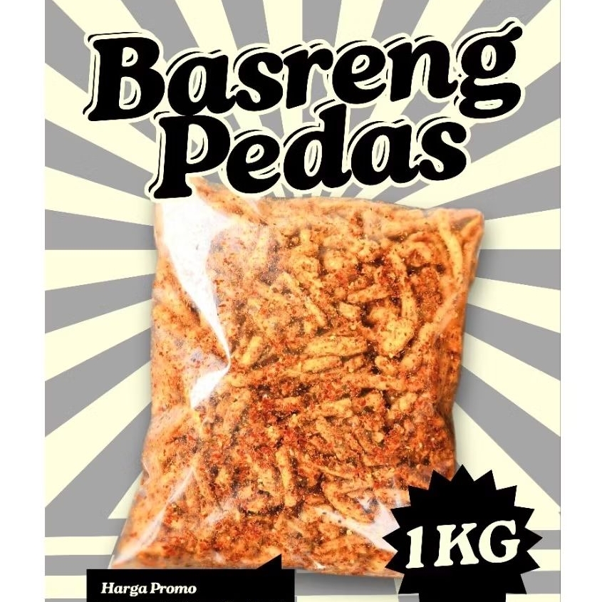 

Basreng Original XTRA Pedas Daun Jeruk Viral Murah 20rb Snack Sultan Bumbu Melimpah Pengiriman Cepat