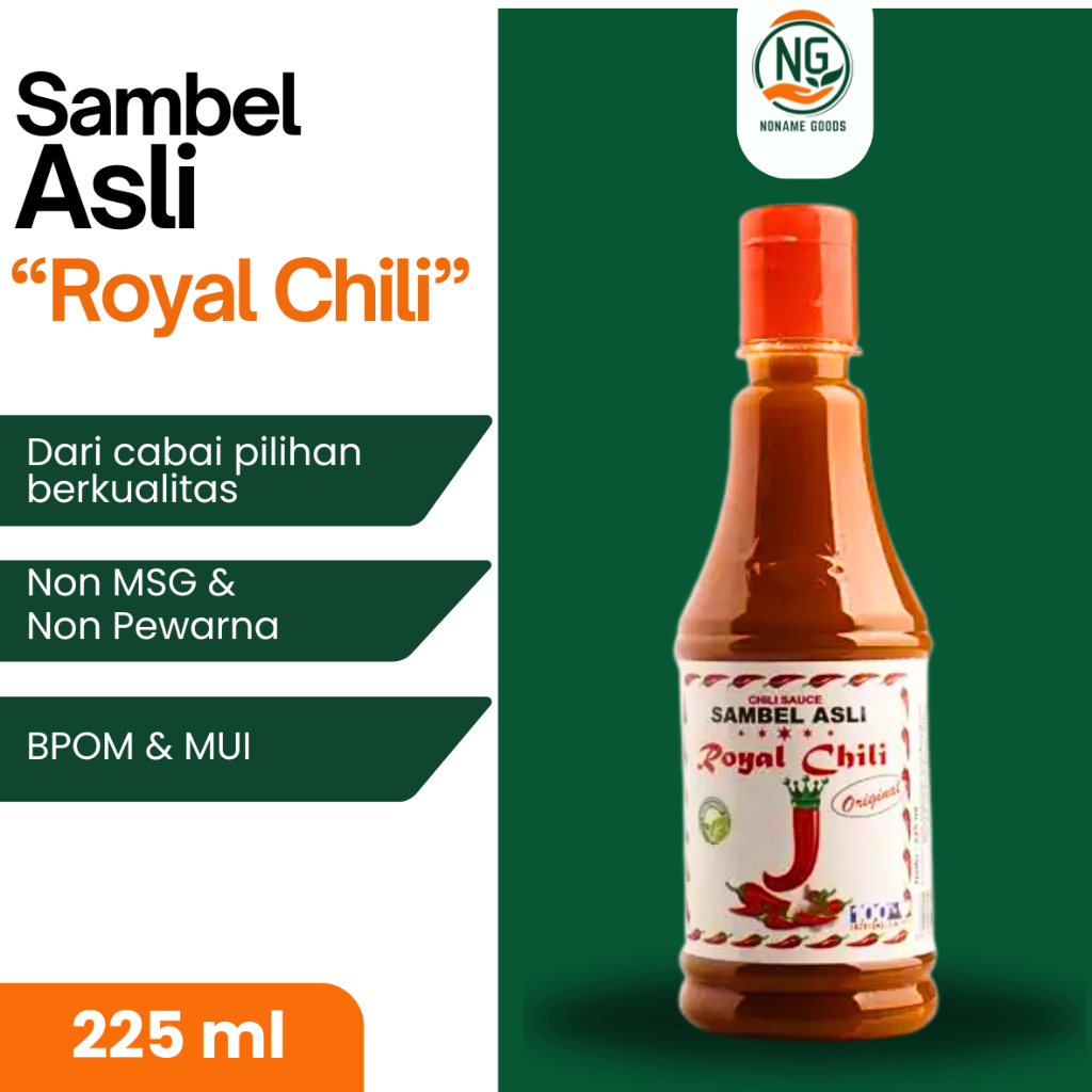 

SAMBEL SEHAT ROYAL CHILI/ ASLI SAMBEL 225 ML