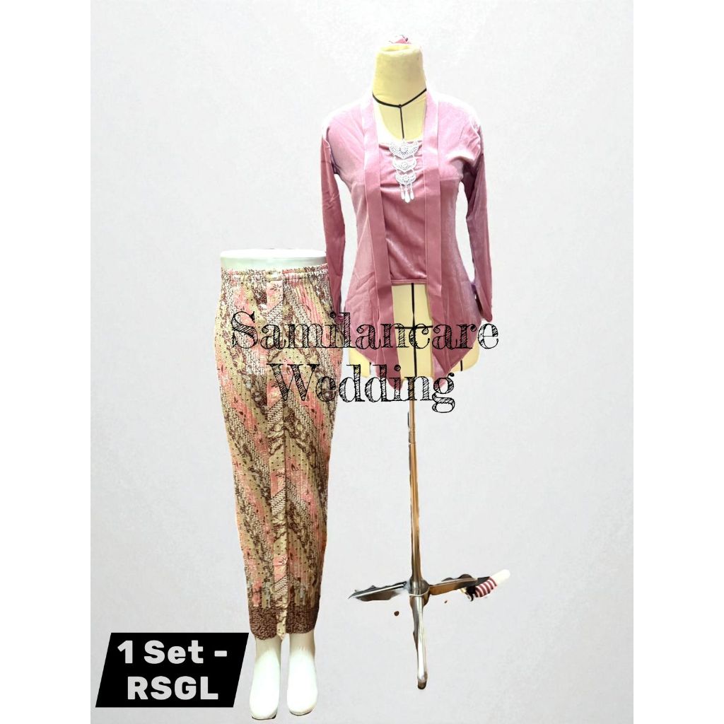 (1 SET) KEBAYA BLUDRU KUTUBARU {ROK & KEBAYA} TERMURAH