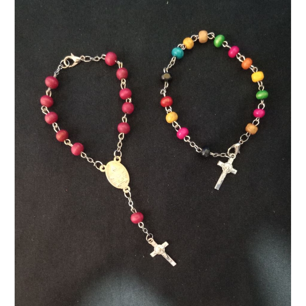 gelang rosario aksesories gelang katolik