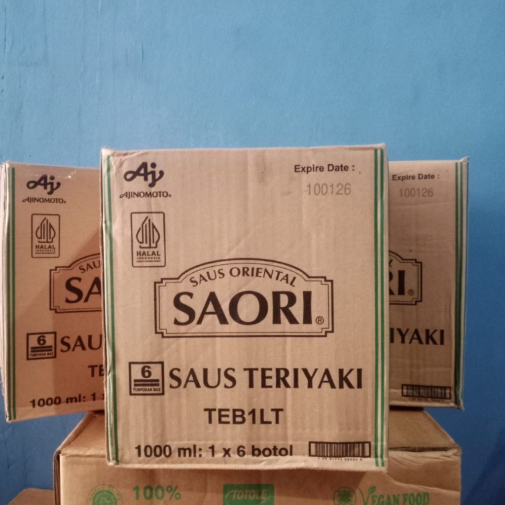 

Saori Teriyaki 1 liter ( 1 dus )