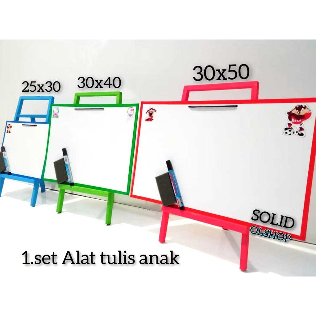 

paket lengkap 1 set papan tulis dengan penyangga, papan tulis whiteboard gratis spidol dan penghapus