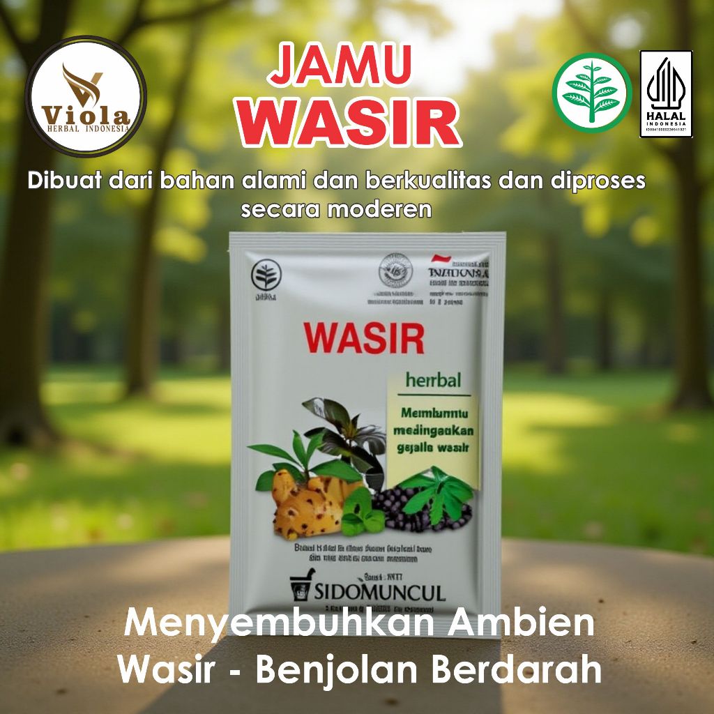 

Jamu Wasir Sidomuncul Isi 10 Bungkus