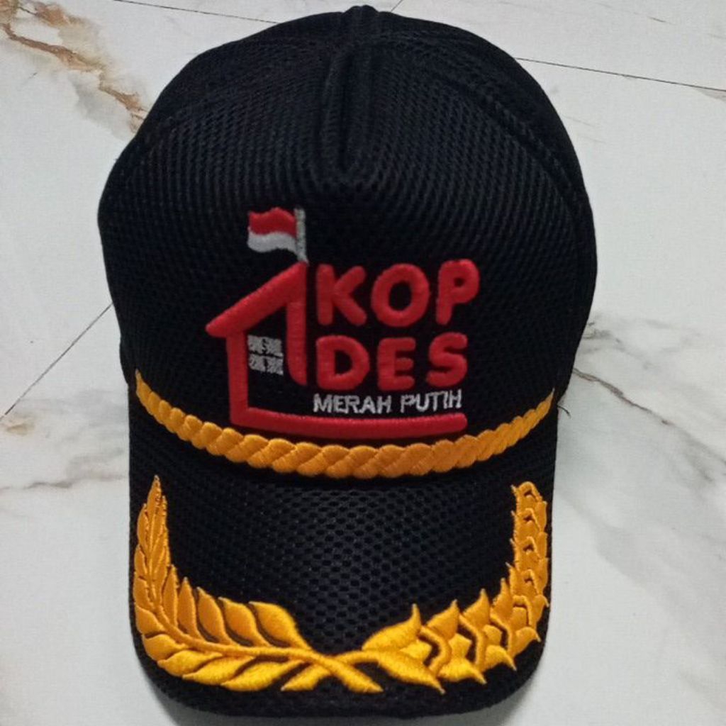 Topi KOPDES( koperasi desa) MERAH PUTIH