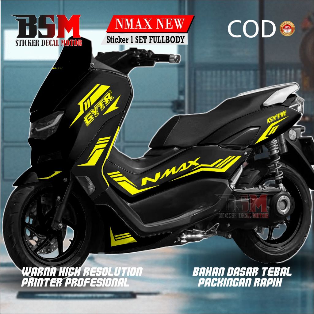 Sticker Striping Nmax New Sticker Transparan Variasi Motor Nmax New