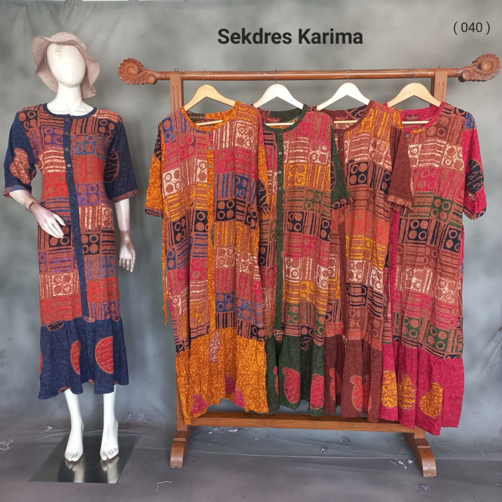 daster by putri diana seddres karima beli 1 dapet 5 seri warna kancing rempel