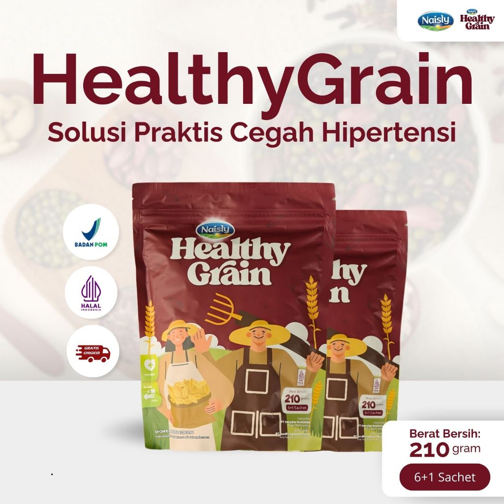 

HealthyGrain Multigrain Sehat Bantu Jaga Tekanan Darah Tetap Stabil 2 Pouch