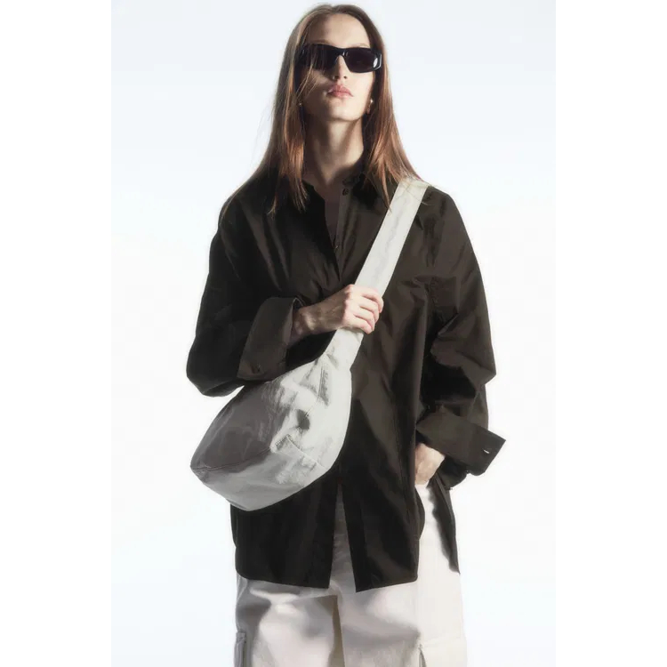 COS Nylon Crossbody Saddle Bag