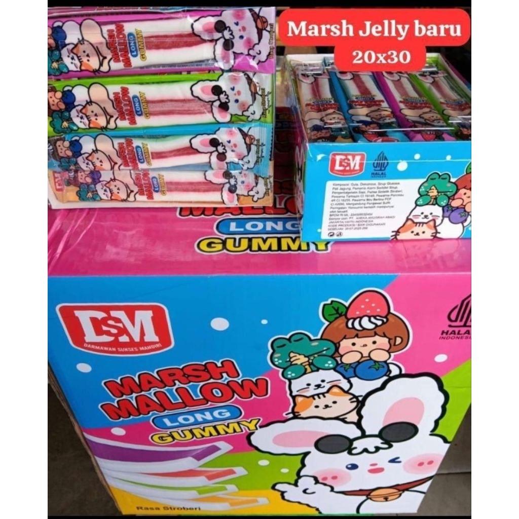 

Permen Marshmellow Jeli Rasa Buah isi 30pcs