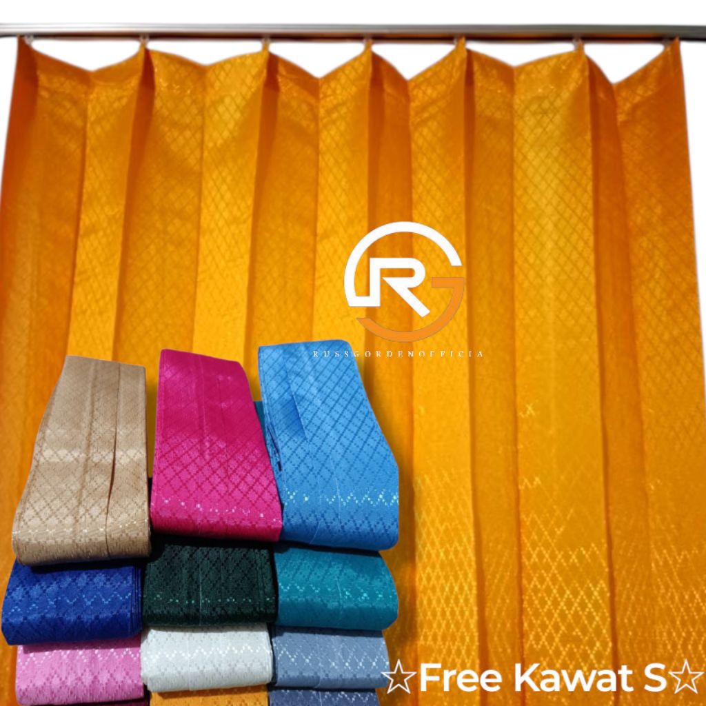 Gorden polos_Kolong dapur/Gorden jendela/Gorden pintu,Gorden rel,Gorden sido model cantolan kawat.