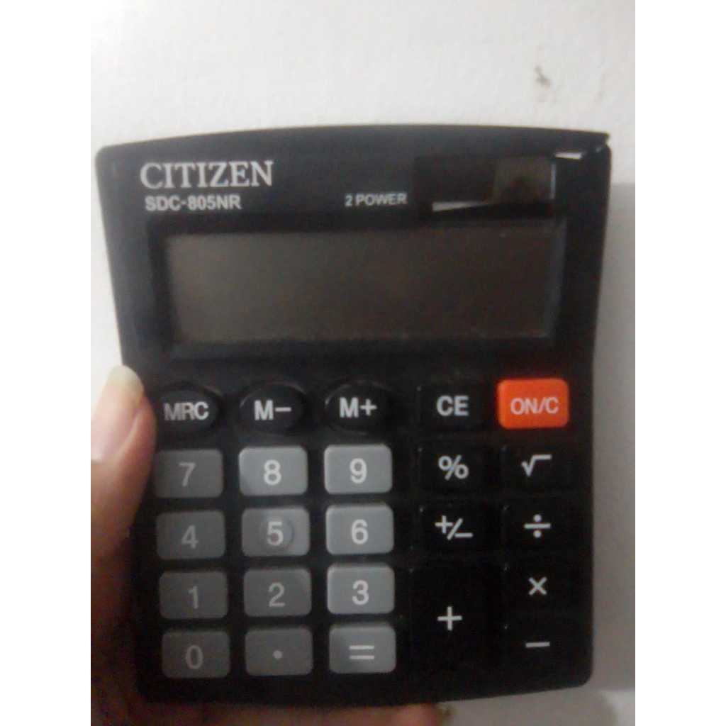 

CALCULATOR / KALKULATOR CITIZEN SDC 805 NR
