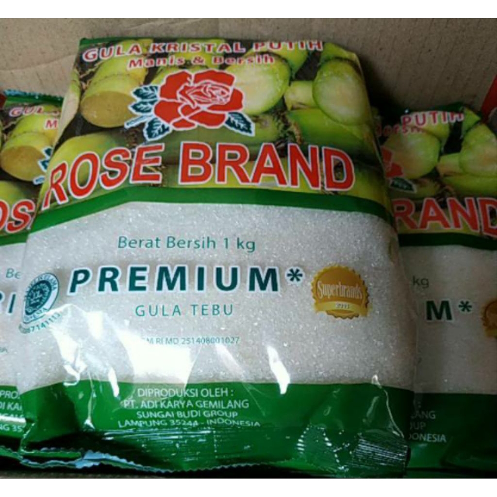 

Gula Rosebrand premium hijau 1 kg