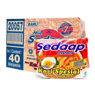 

Varian Mie Sedap Kuah 2 Dus - Ayam bawang, Soto, Kari Spesial