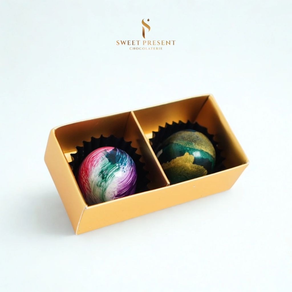 

Mini Reguler Box 2 pcs Bonbon Belgian Chocolate
