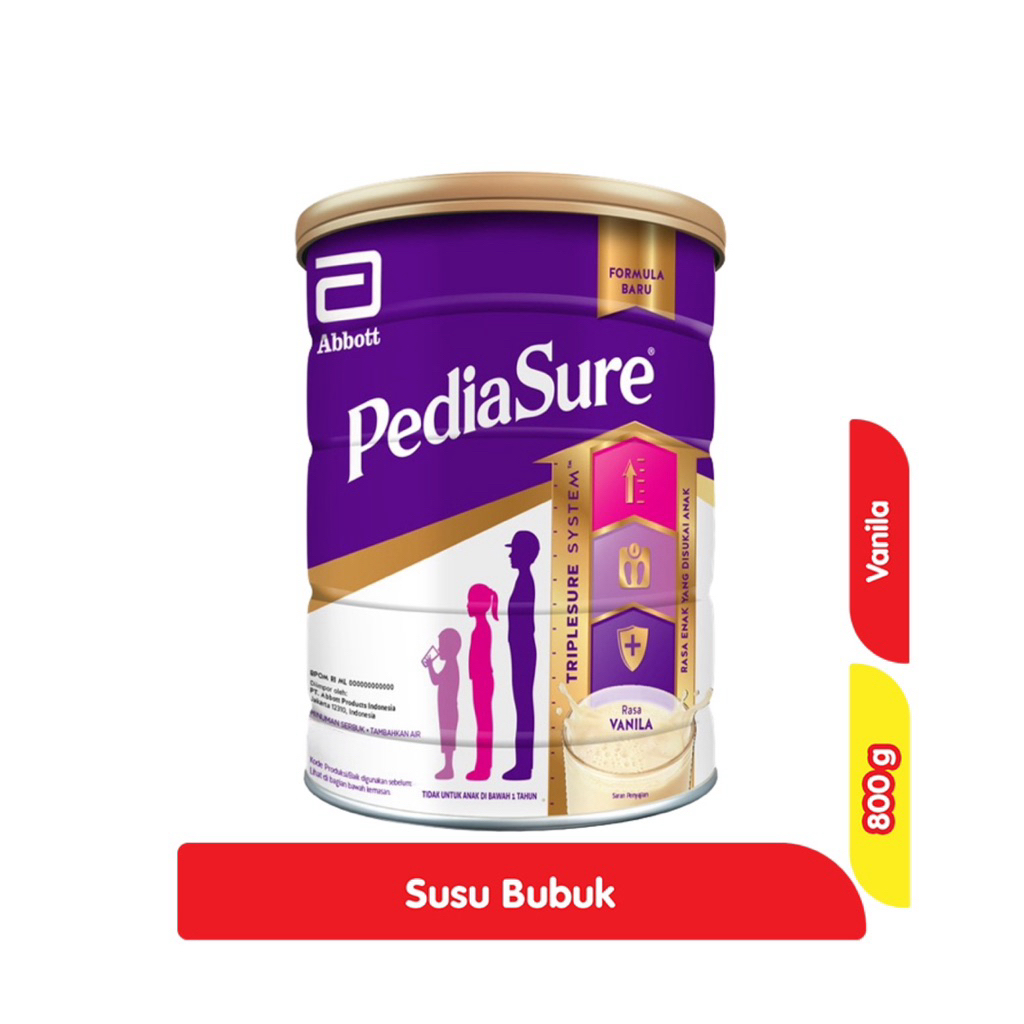 

Pediasure Triplesure Susu Pertumbuhan Anak Vanila 800 g