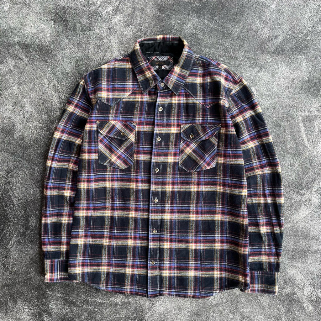 M F Editorial Flannel Shirt