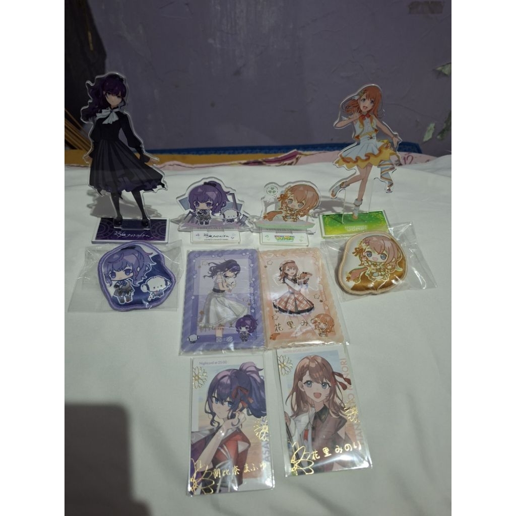 Project Sekai Official Merch Sanrio Collab Collaboration Asahina Mafuyu Hanasato Minori Standee Fluf