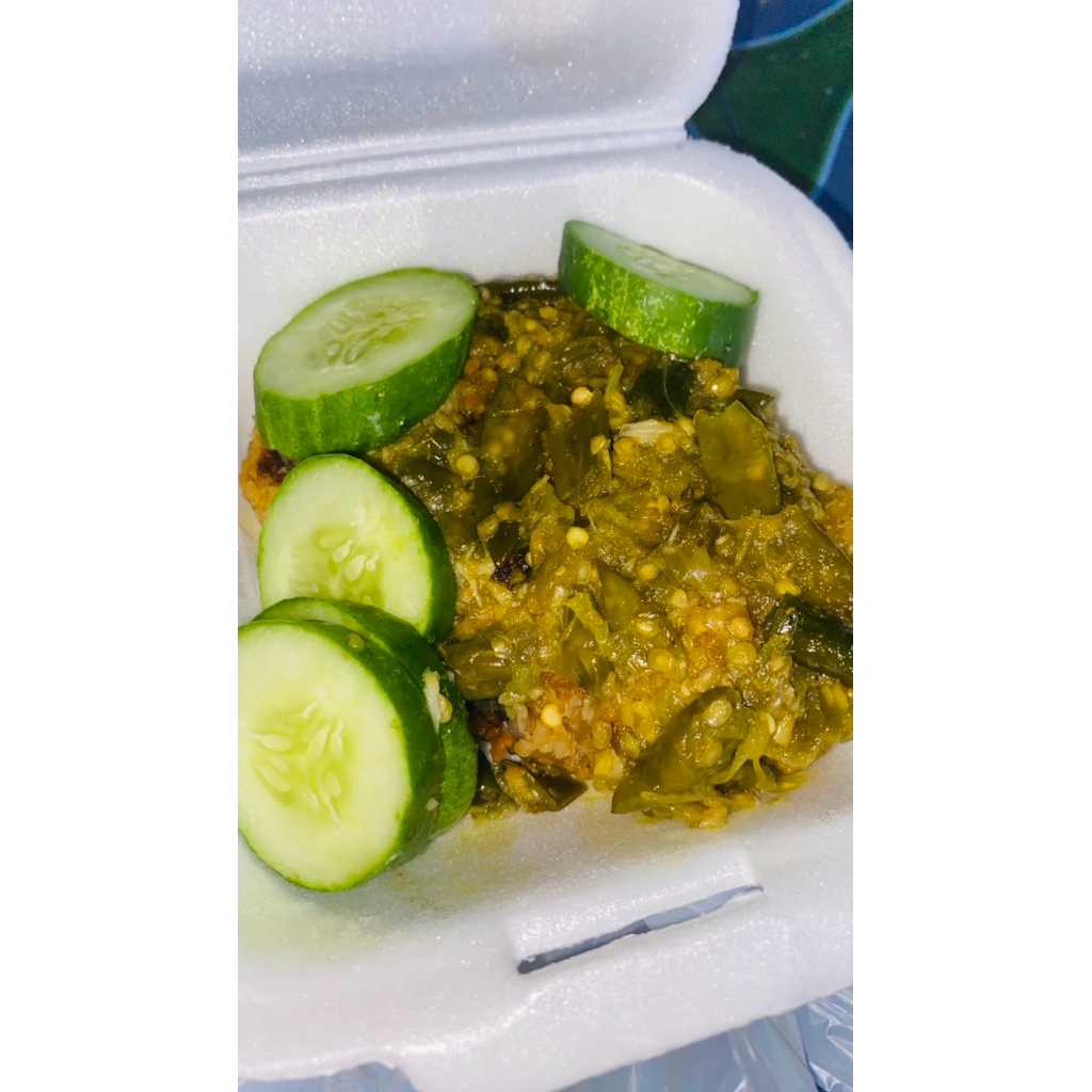 

ayam gprek bakar pedas murah enak